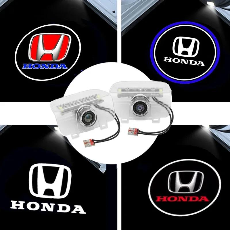APT1 for Honda LED Car Door Welcome Light Ghost Shadow Projector Accord 9Th 10Th Gen CR-Z CR Z Spirior Elysion Odyssey Accessories