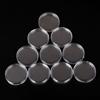 Pack Coin Storage Holder Decoration Elements Holder Plastic Round Set 100Pcs 39MM Capsule Case Brand New Parts