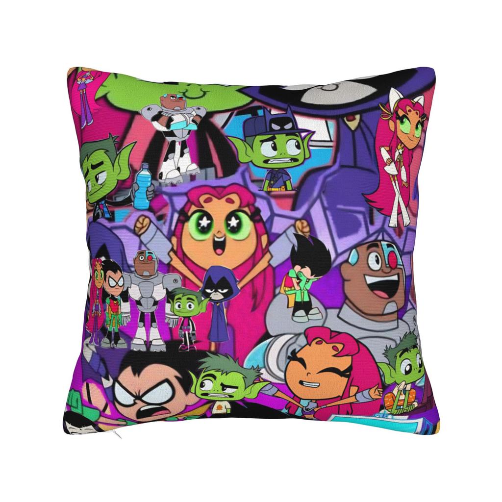 Подушки с принтом Подушки Teen Titans Go Beast Boy Постельное белье Чехол для подушки Декор Подушка для дивана Чехол Разные размеры