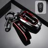 LIJX5 New Zinc Alloy Leather Car Remote Key Case Cover Key Protector For Citroen C1 C2 C4 C6 C3-XR Picasso Grand DS3 DS5 Accessories