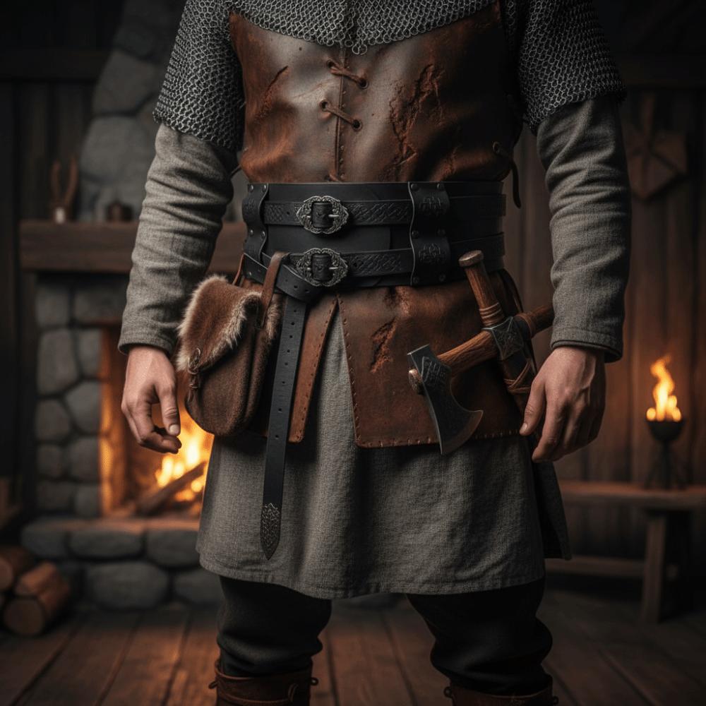 Винтажный Viking Renaissance Пояс из ПУ Кожи Средневековый Пояс Ретро Кельтский Пояс Фото Профессионалы