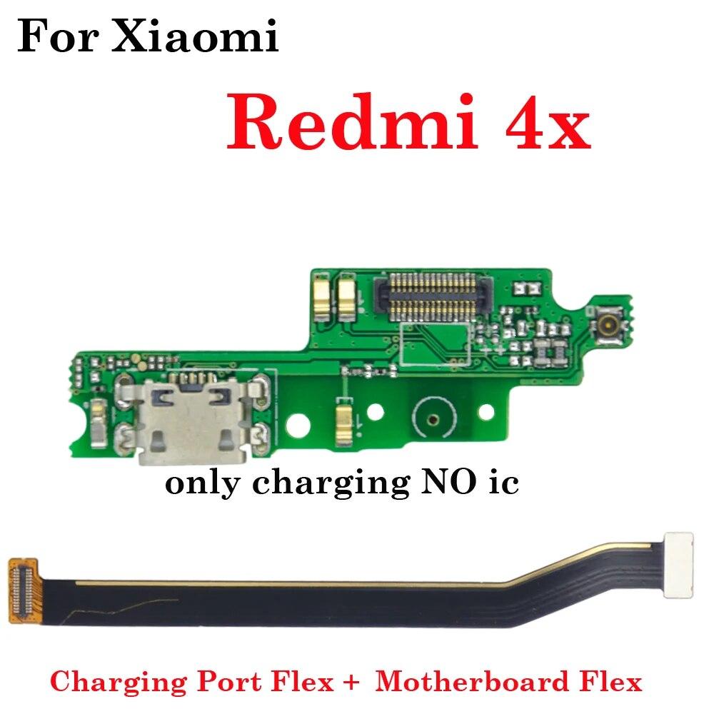 USB-док-станция, разъем для зарядного устройства, порт зарядки, громкость включения, выключения, материнская плата, гибкий кабель, динамик для Xiaomi Redmi 4X