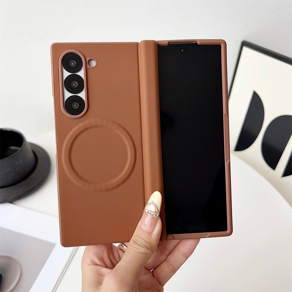 Integrated case Shockproof Folding Mobile Phone Cases for Samsung Galaxy Z Fold 5 6 7 Support Wireless Charging