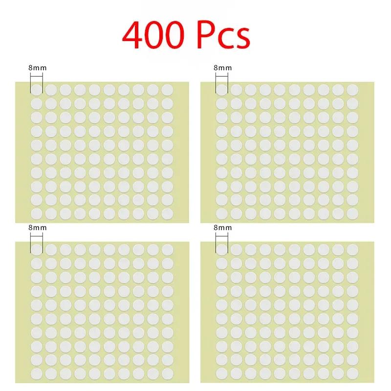 Двусторонние клейкие точки для фитилей свечей, 400 шт. подвижные фиксирующие наклейки, набор принадлежностей для изготовления свечей для контейнера