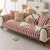 Chenille Sofa Cushion All-season Universal Non-slip Cushion Striped Sofa Cover Cloth