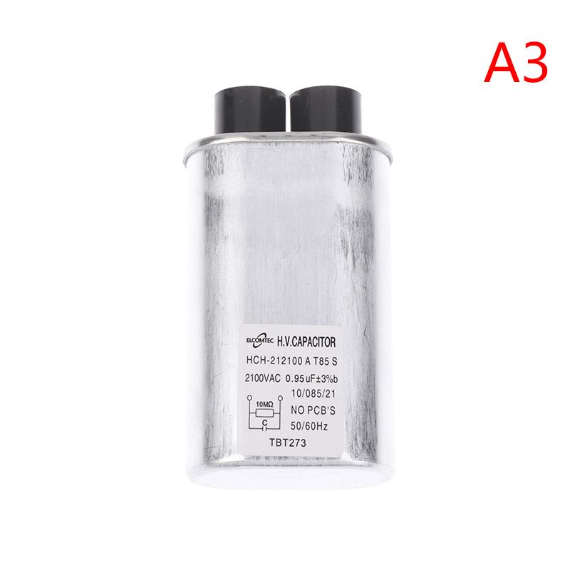 Aluminum Shell Explosion-proof 0.85uF-1.08uF Microwave Oven High Voltage Capacitor DIY Microwave Oven Capacitor Parts