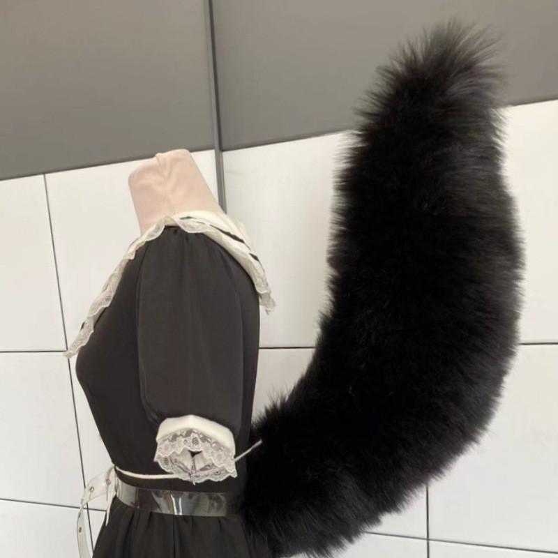 Cosplay Fox Tail Prop Anime Convention Party Adult Costume Accessory Lightweight Flexible Shape Retention