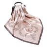 19 New Silk Printed Scarves Women'S 90Cm Satin Square Scarf
