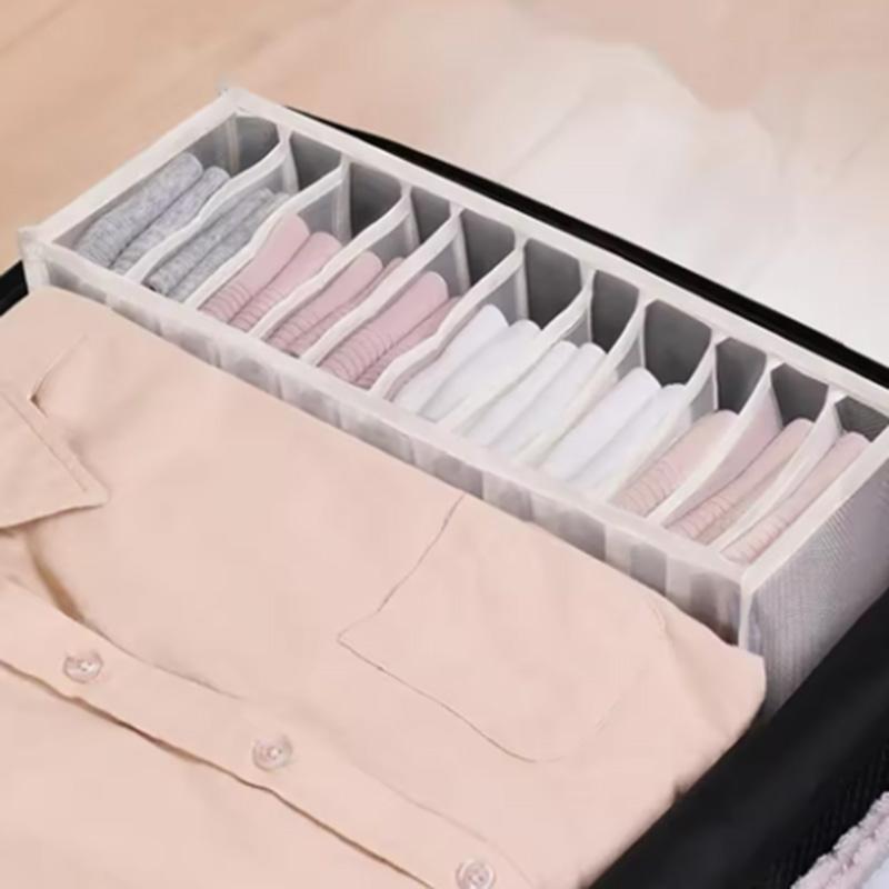 1/3pcs-Underwear Drawer Organizer Storage Box Foldable Closet Organizers Drawer Divider Storage Boxes For Underpants Socks Bra