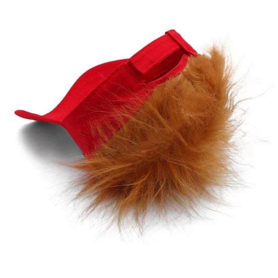 Шляпа Трампа 2024 с волосами, парик «Сохраним Америку снова великой», шляпа с вышитой буквой Трампа, шляпа с американским флагом, регулируемая бейсболка