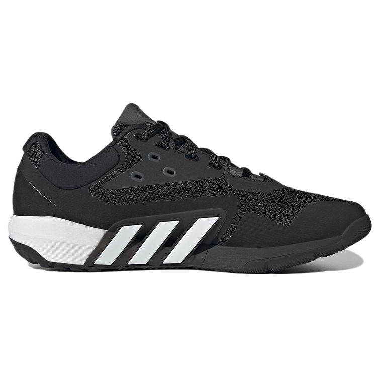 adidas Дропсет Черно-бело-серые Унисекс Кроссовки Основной черный Облачно-белый Серый-шесть GW3905