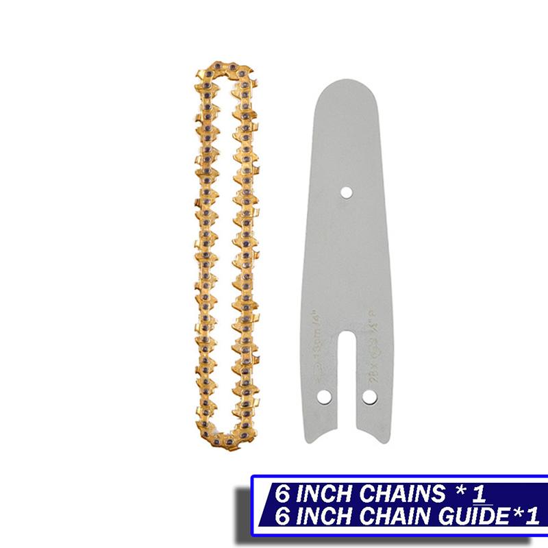 4/6 дюйма 28/37 ПРИВОДНЫЕ ЗВЕНЬЯ Золотая направляющая цепи Электрические цепи цепной пилы и направляющая для лесозаготовки Обрезка Полудолотило Электрическая цепная пила