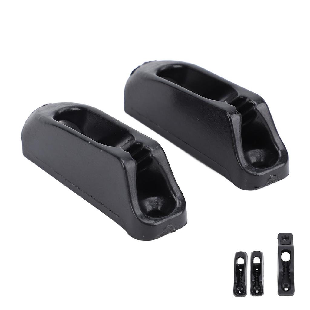 Лодочный трос Клемма Утка Нейлоновая Нескользящая Стабильная Крепежная Клемма для Яхт Кораблей Черный