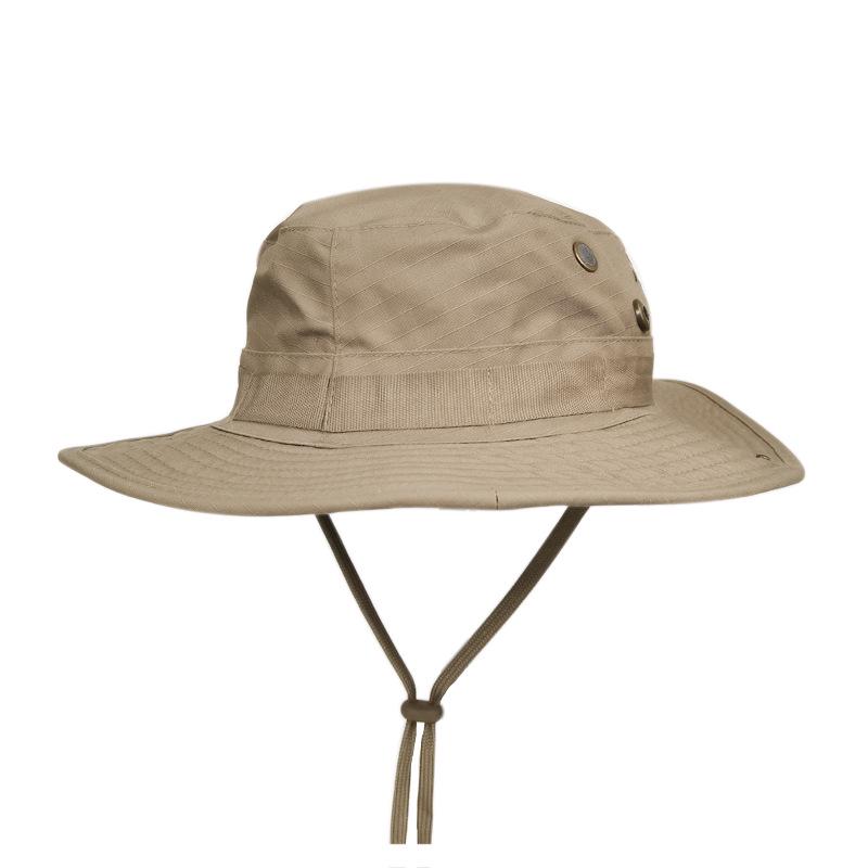Men's Camouflage Boonie Hat - Tactical Sun Protection for Outdoor Hiking & Fishing