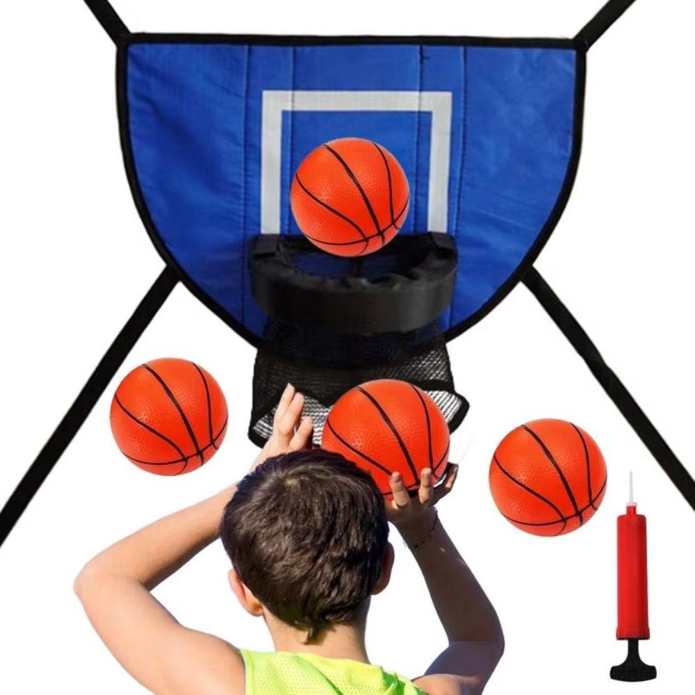 Foldable Basketball Training Toy Safety Portable Basketball Hoop Toys  Indoor Outdoor