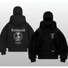 Hoodie Zipper Balaclava COMPASS / Jaket Boxy Compass Hitam Anak Dan Dewasa Terbaru Dan Terlaris
