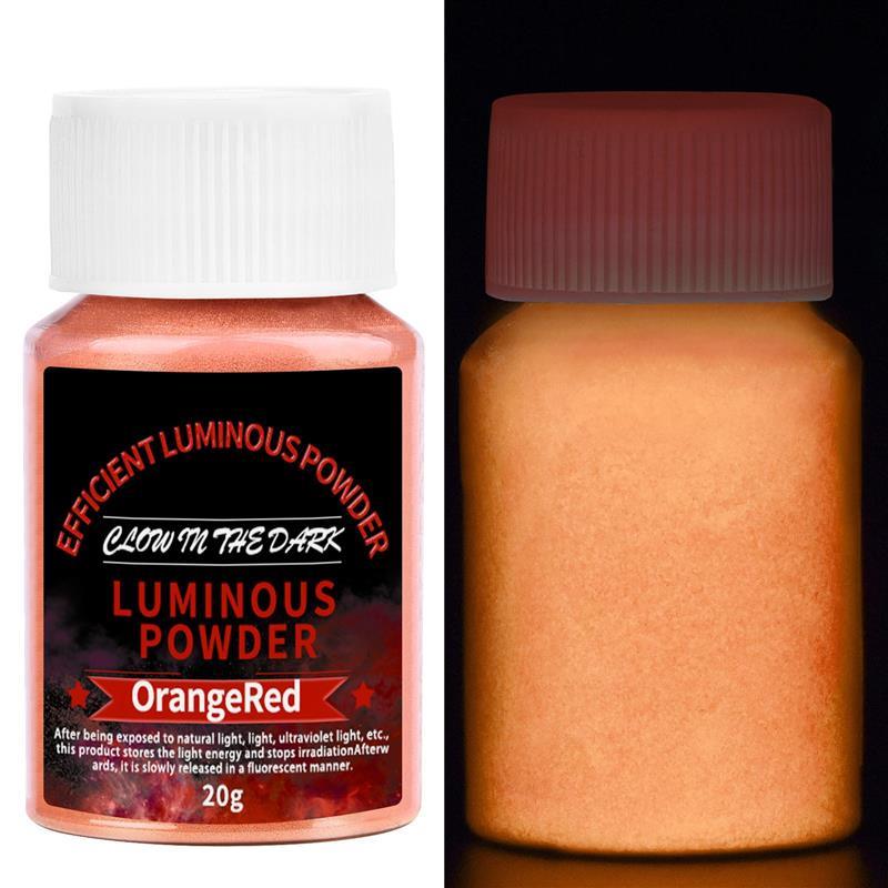 Светящийся порошок пигмента Яркий люминесцентный порошок Светящийся в темноте фосфорный светящийся порошок пигмент смоляной наполнитель