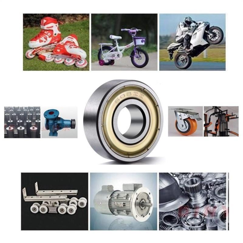 High quality 10pcs ABEC-5 608ZZ Deep groove ball bearing 608 ball Bearing 608 2Z metal Sealed 608 608Z 608ZZ 8*22*7MM