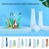 Маятниковый кристалл, форма для эпоксидной смолы, подвески, литье, силиконовая форма для изготовления ювелирных изделий