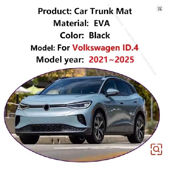 Car Trunk Mats EVA Material For Volkswagen VW ID4 ID.4 2025 2024    Car Trunk Mats Trunk Rear Pad Accessories