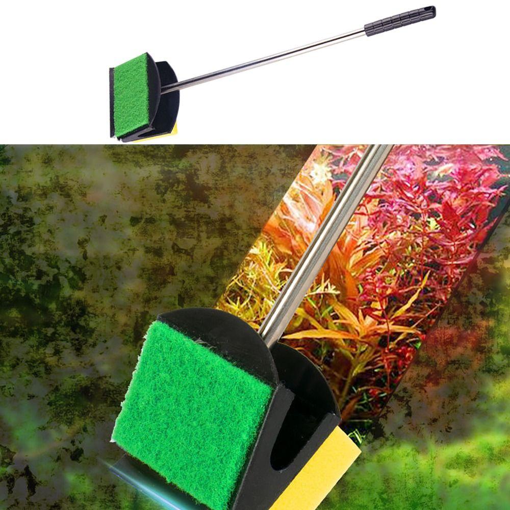 Tools Aquarium Fish Tank Cleaning Brushes Sponge Accessories Window Algae Scraper