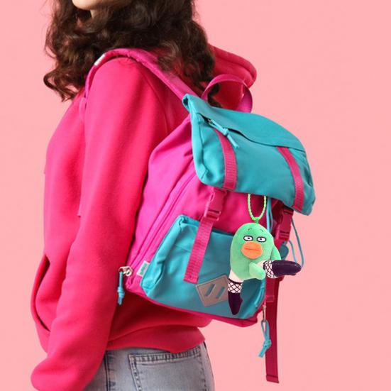 Plush Doll Sausage Mouth Big Eyes Stuffed Doll with Funny Expression