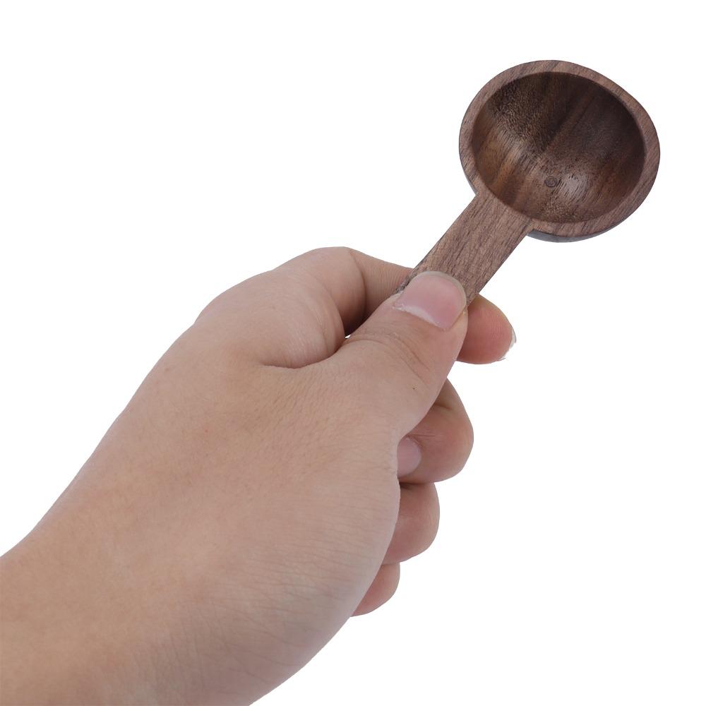 Walnut Coffee Scoop Elegant Wooden Spoon Coffee Accessories Walnut Teaspoon Coffee Brewing