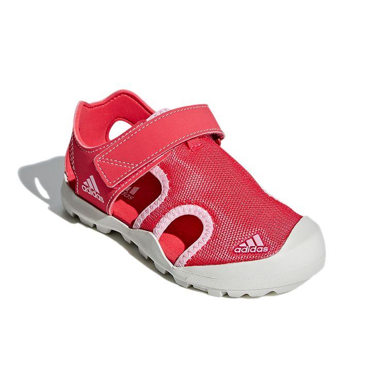 Adidas Розовые детские сандалии Captain Toey K Raw-White BC0702