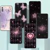 Чехол для телефона с розовой бабочкой для iPhone Samsung Galaxy Redmi Xiaomi Oppo OnePlus Note SA 7 8 9 10 11 12 13 14 20 21 22 23 53 54 Pro Max Ultra TPU Soft