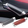 Car Hand Brake Cover New Truck Parts Auto Decoration Shell Carbon Fiber Handbrake Grips Sleeve Plastic Protective Case Anti-slip