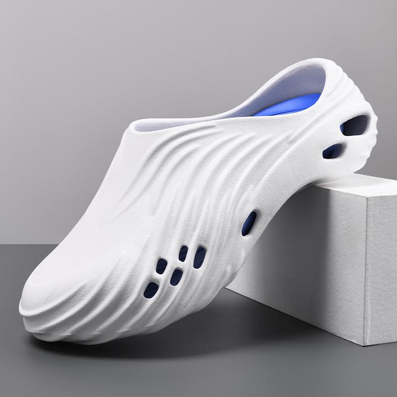 Summer Sandals Men's Blade Sandals Clogs Quick Dry Casual Home Slippers Hole Shoes Garden Shoes Beach Sandals Mules Bathroom Slippers