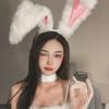Cute Fashion Rabbit Ear Cosplay Headdress Headwear Girl Headband Plush Hair Hoop Hairband