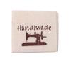 10Pcs Cloth Labels Handmade Label Fold Tags  Hand Made Label For Knitted Hats Printed Cotton Woven Sew Tags