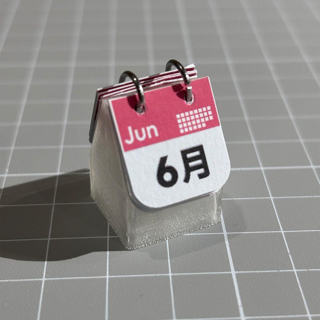 Оригинальный милый мини-календарь DIY Keycap для персонализированного творчества