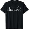 Love Dance Милая танцевальная футболка Графические футболки Kawaii Одежда Рубашки для женщин Ropa De Mujer