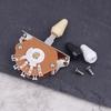 1Pc 3 Way 5 Way Electric Guitar Switch Metal Plastic Tips Switch With Screws Pickup Selector Electric Guitar Accessories