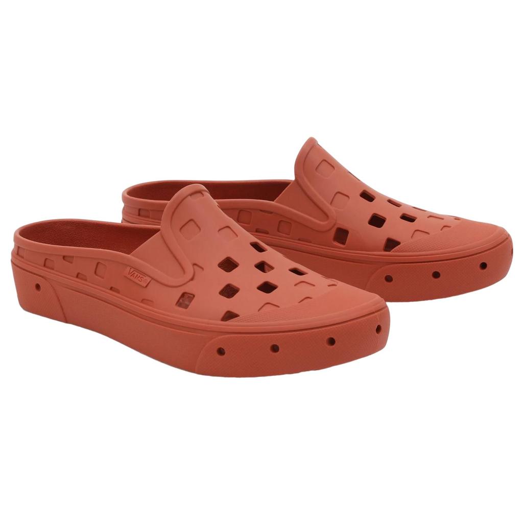 Vans Slip-On Mule TRK Versatile Casual Non-Slip Durable Sports Sandals Unisex Sandals Red VN0005V8GWP