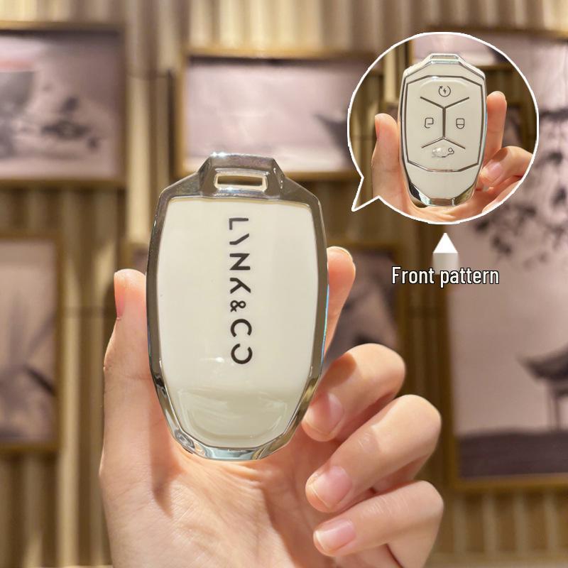 Чехол для ключа Lynk&Co: Мультяшная мода для моделей 01, 02, 03 – Высококачественная сумка для ключей от машины для мужчин и женщин (22 Дизайна)