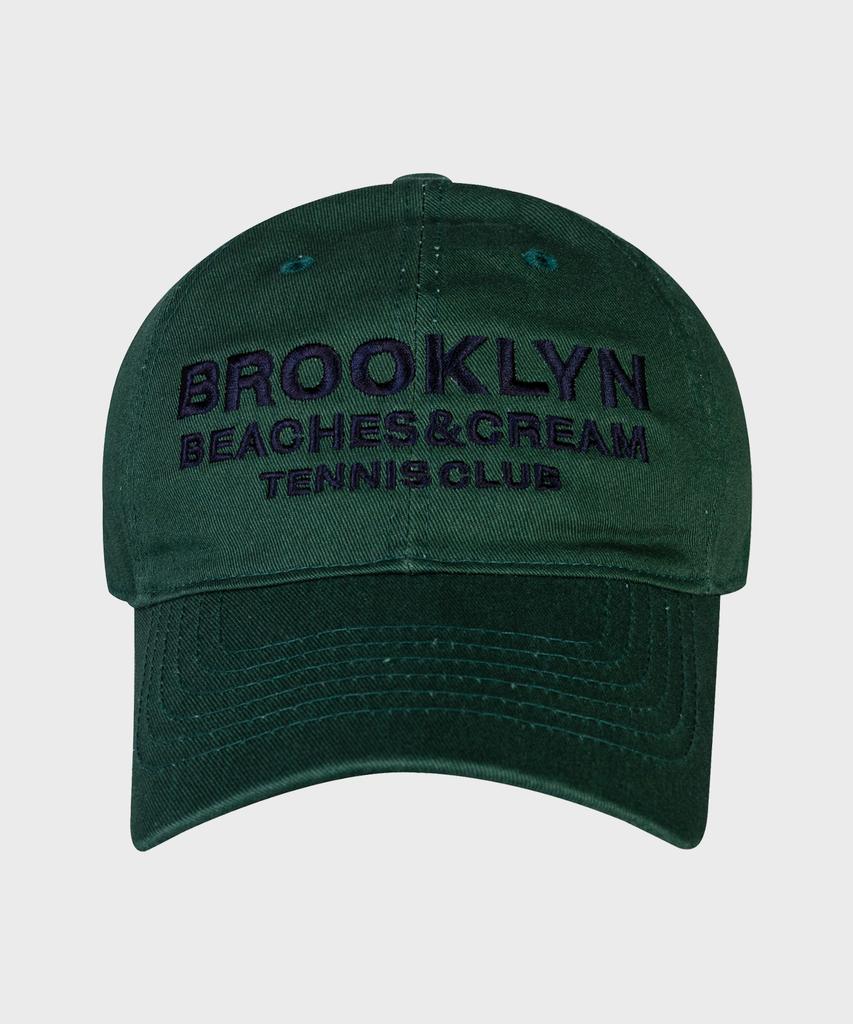 Кепка-бейсболка Brooklyn Tennis Club, темно-зеленая