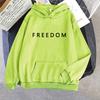Charlie Kirk FREEDOM Hoodie Print Sweatshirts Men/women Long Sleeve Pullovers Aesthetic Winter Clothing Oversized Pullovers