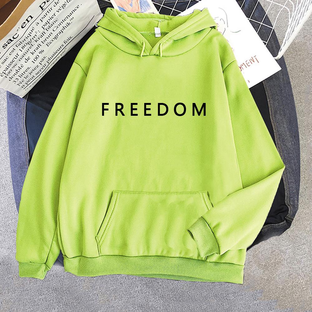 Charlie Kirk FREEDOM Hoodie Print Sweatshirts Men/women Long Sleeve Pullovers Aesthetic Winter Clothing Oversized Pullovers
