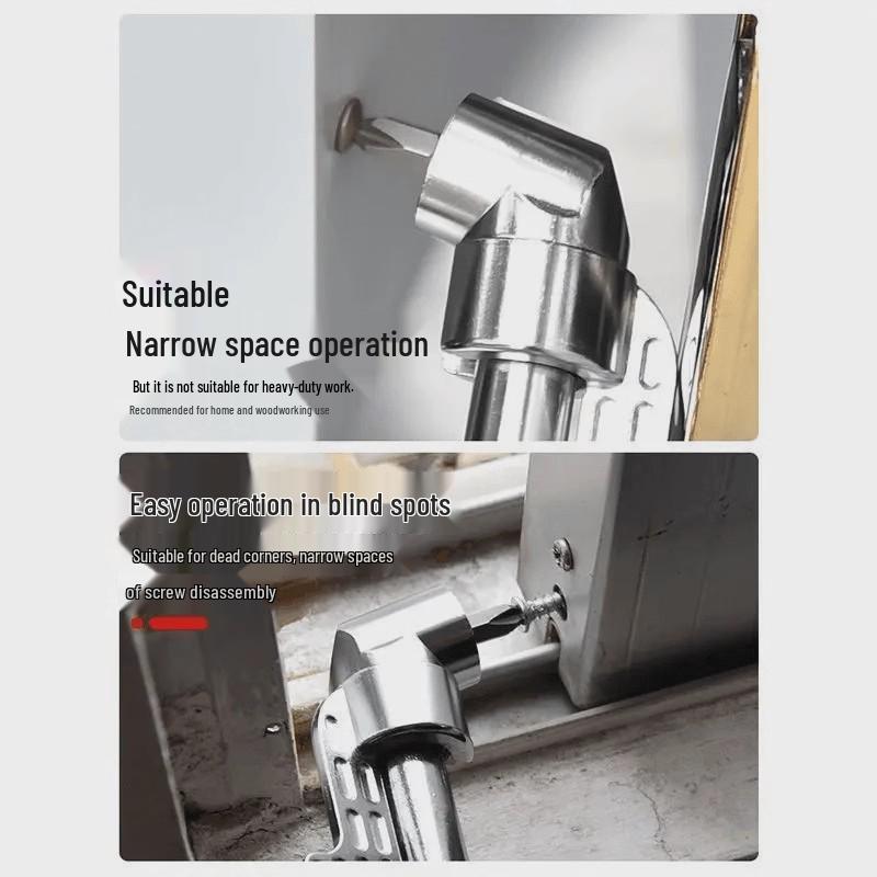 Универсальная головка отвертки 105 градусов с удлиненным стержнем для труднодоступных углов