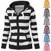 Women Ladies Zipper Tops Hoodie Hooded Sweatshirt Coat Jacket Casual Slim Jumper