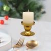 Round Shaped Candle Support Tray Decorative Iron Candle Stand Collection Practical Candle Stand Round Candlesticks