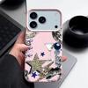 Leopard Star Disco Ball Pattern Case For iPhone 17 Pro Max iPhone 16 Pro Max 15 14 13 12 11 16E Air Luxury Leather Texture Silicone Cover