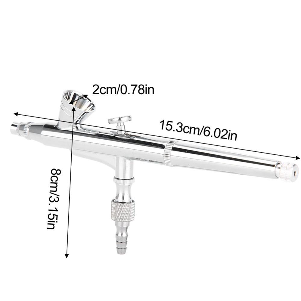 0.2Mm Nozzle Size Double-Action Airbrush Nail & Body Paint Sprayer Body Art Makeup Coloring Work
