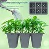 3 шт. Лоток для рассады 6 ячеек Силиконовый лоток для посадки рассады Многоразовый садовый контейнер для проращивания рассады с дренажными отверстиями