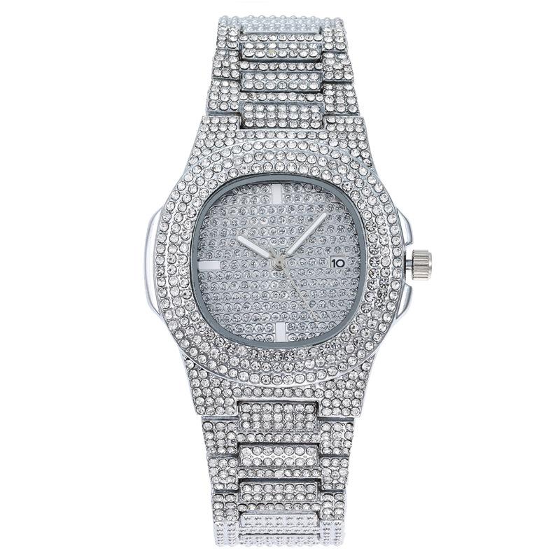 Hot Sale Fashion Diamond-encrusted Gypsy Full Diamond Calendar Ladies Watch Women's Watch Quartz Watch Women's Watch