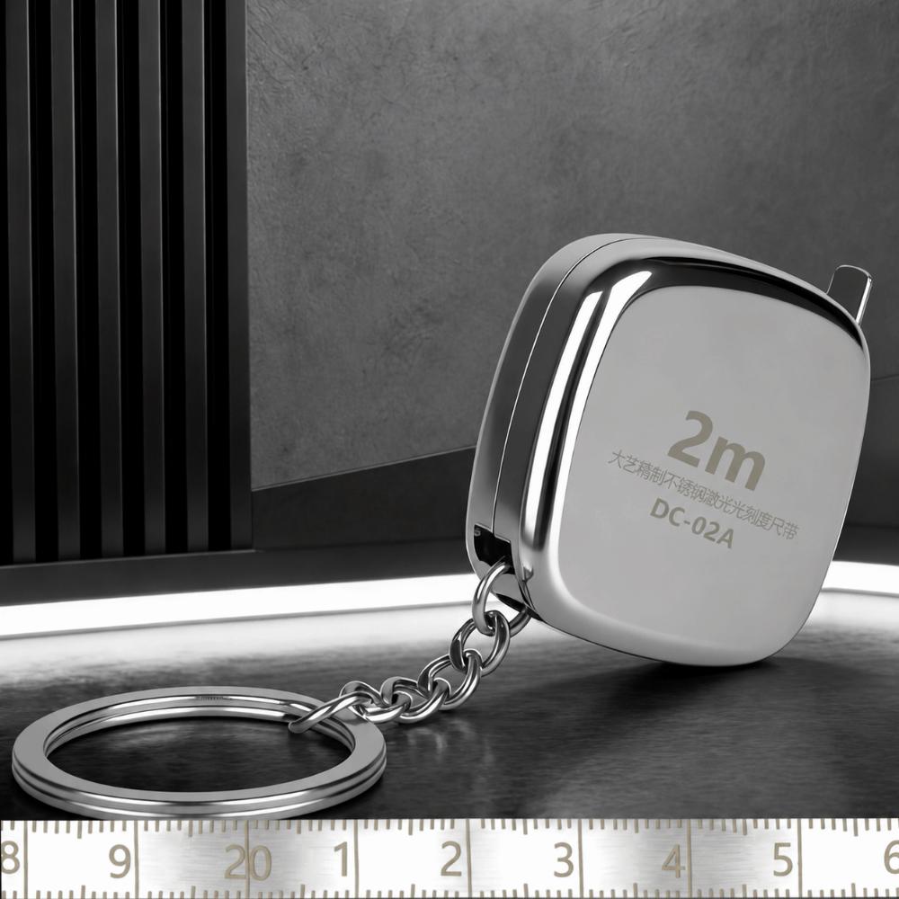Stainless Steel Mini Tape Measure 2m Measuring Tools Portable Pocket Tape Measure Tailor