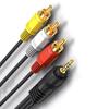 Male to Male 3.5mm to 3 RCA Cable for Camcorder Set-top-box TV Speaker Home Theater